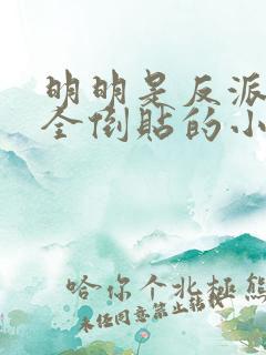 明明是反派女主全倒贴的小说