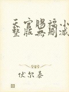 天官赐福小说完整版无删减txt