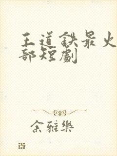 王道铁最火的十部短剧