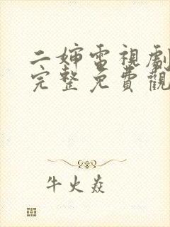 二婶电视剧全集完整免费观看高清