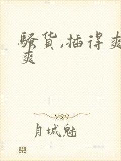 骚货,插得爽不爽