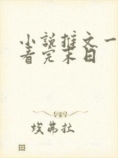 小说推文一口气看完末日