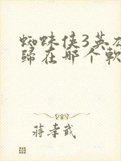 蜘蛛侠3英雄无归在哪个软件可以看