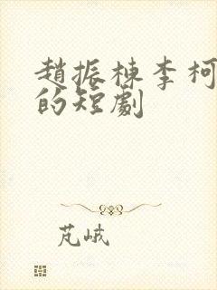 赵振栋李柯以演的短剧