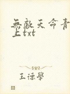 无敌天命青鸾峰上txt