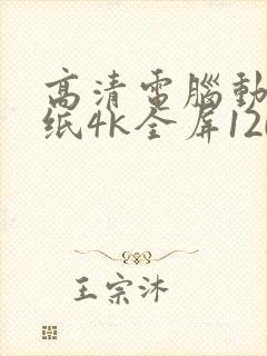 高清电脑动态壁纸4k全屏120帧