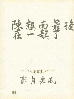 陈想南最后和谁在一起了