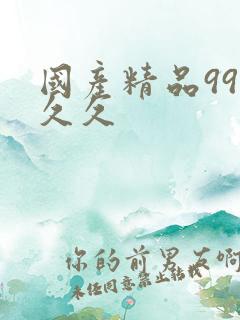 国产精品99久久久