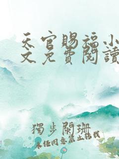 天官赐福小说全文免费阅读未删减无弹窗txt