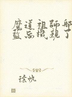 魔道祖师哪一集蓝忘机亲了魏无羡