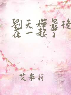 刘天婵最后和谁在一起了