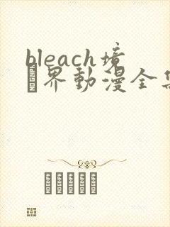 bleach境·界动漫全集免费观看