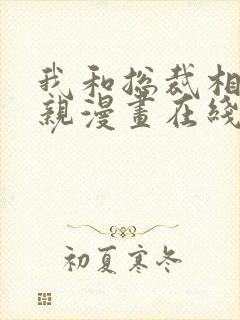 我和总裁相了个亲漫画在线观看