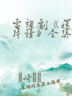 电视剧《还是那片情》全集免费观看