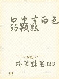 口中有白色臭臭的颗粒