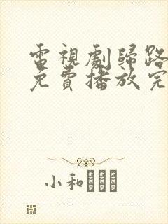 电视剧归路全集免费播放完整版高清