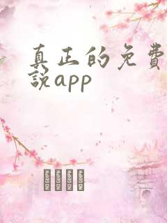 真正的免费的小说app