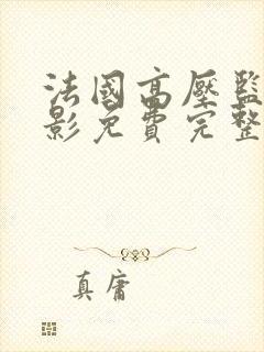 法国高压监狱电影免费完整版