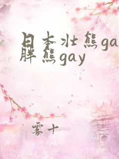 日本壮熊gay胖熊gay