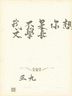 我不是你想的网文学长