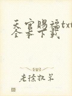 天官赐福txt全本下载