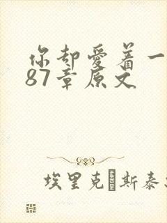 你却爱着一个他87章原文