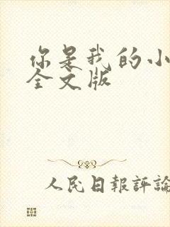 你是我的小确幸全文版