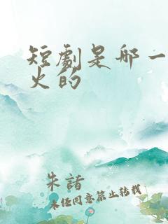 短剧是哪一年爆火的