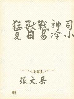 狂兽战神司空靖夏日易冷小说