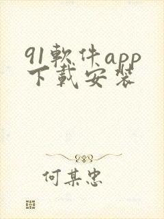 91软件app下载安装