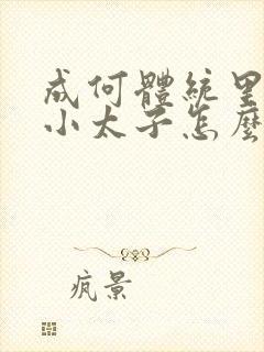 成何体统里面的小太子怎么来的