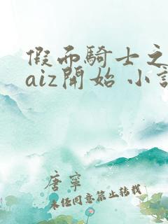 假面骑士之从faiz开始 小说