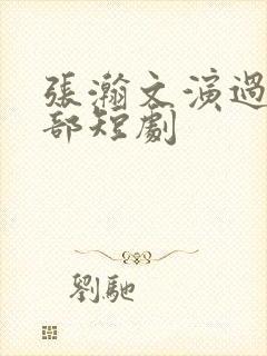 张瀚文演过的全部短剧