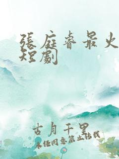 张庭睿最火5部短剧