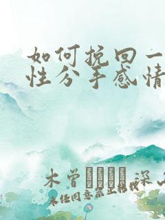 如何挽回一段真性分手感情