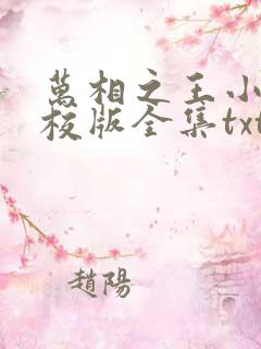 万相之王小说精校版全集txt