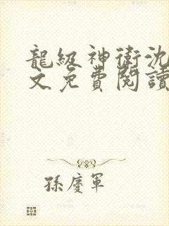 龙级神卫沈浪全文免费阅读最新章节