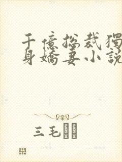 千亿总裁独宠替身娇妻小说简介