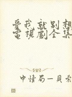 爱我就别想太多电视剧全集免费播放