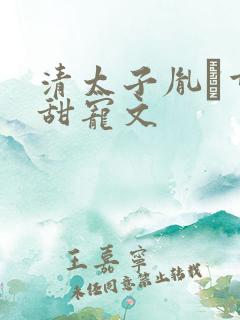 清太子胤礽重生甜宠文