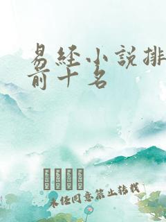 易经小说排行榜前十名