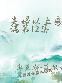 夫妇以上恋人未满第12集