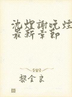 沈煜谢晚烟小说最新章节