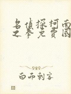 名侦探柯南绀青之拳免费国语