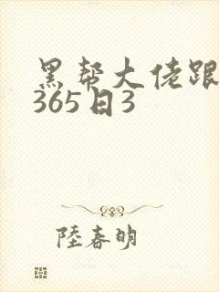 黑帮大佬跟我的365日3