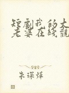 短剧我的大小姐老婆在线观看