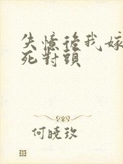 失忆后我嫁给了死对头