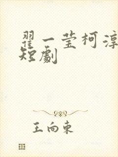 翟一莹柯淳全部短剧