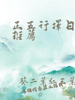 正五行择日书籍推荐