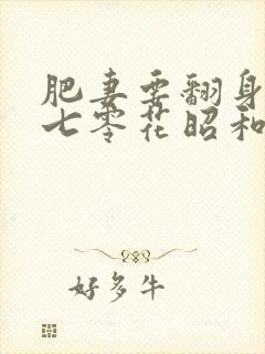 肥妻要翻身重生七零花昭和叶探琛